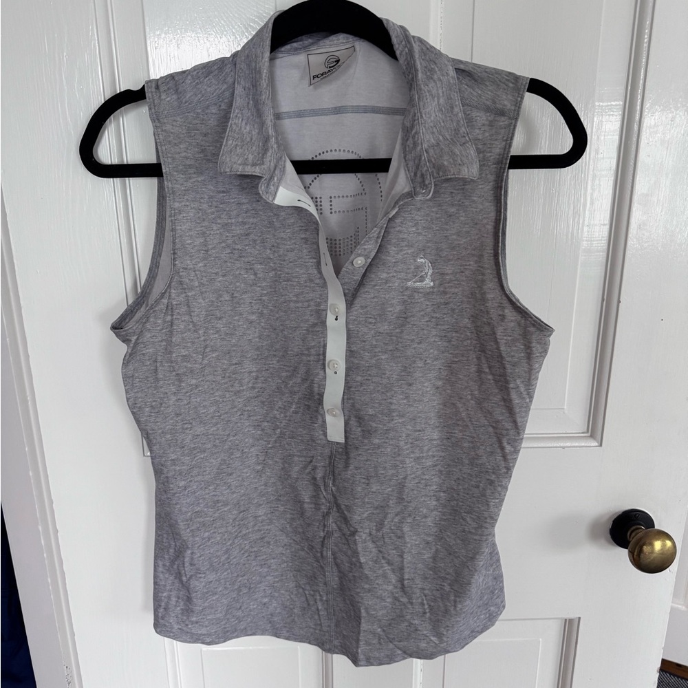 Foray Golf Sleeveless Polo Top